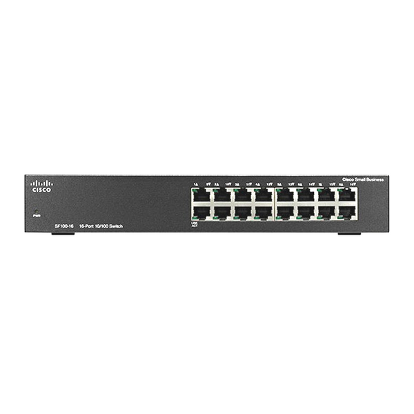 Cisco SF110-16 16-Port 10/100 Unmanaged Switch – Arabia eShop