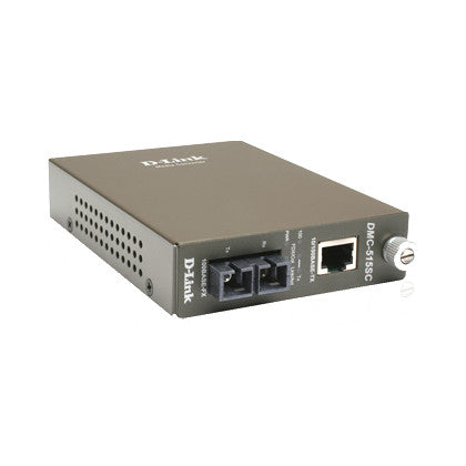 D-Link DMC-515SC Fast Ethernet UTP to Fiber SM 15KM Media Converter