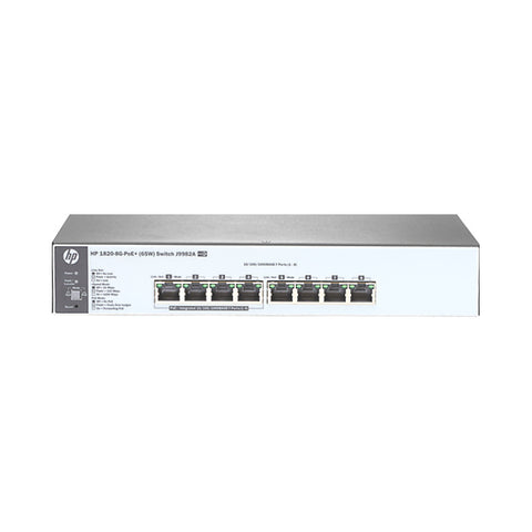HP 1820-8G-PoE+ (65W) 8-Port Gigabit Ethernet Web Managed Switch