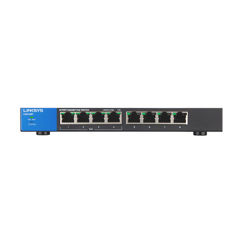 Linksys LGS108P 8-Port Gigabit Ethernet Unmanaged Switch