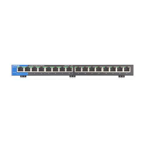 Linksys LGS116P 16-Port Gigabit Ethernet Unmanaged Switch