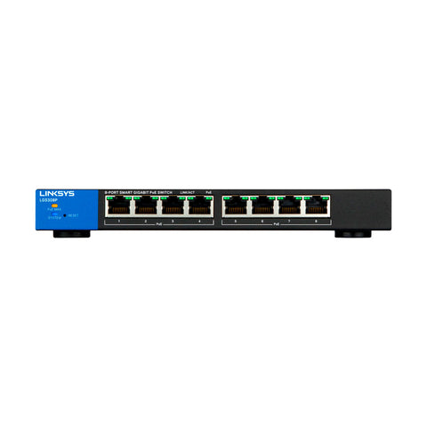 Linksys LGS308P 8-Port Gigabit Ethernet Smart Switch